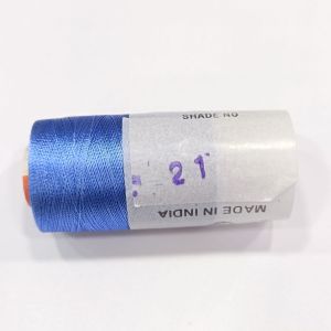 Silk Thread Spool - Blue, No: 21