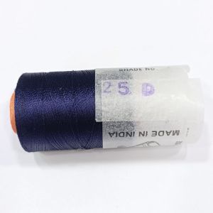 Silk Thread Spool - Dark Blue, No: 25