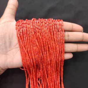  Taiwanese Bamboo Coral Beads, 2x4mm,Tube