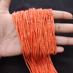  Taiwanese Bamboo Coral Beads, 2x4mm,Tube
