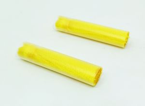 Satin Silk Tassels, 35mm Yellow