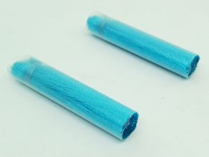 Satin Silk Tassels, 35mm Cyan Blue