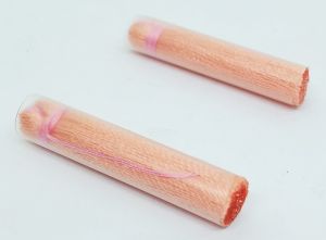 Satin Silk Tassels, 35mm Long Beige