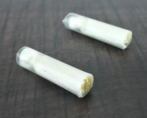 Satin Silk Tassels, 35mm Long Cream