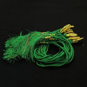Silk Thread Back Rope, Adjustable, Dark Green