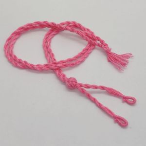 Cotton Rope (Dori), 18" Long (Adjustable), Light Pink