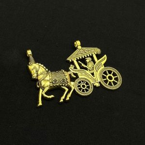 Antique Gold Metal Pendant