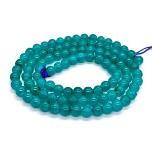 8mm, Glass Beads, Round, Spring Green