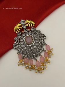  Victorian pendant ,Elephant(Pink)
