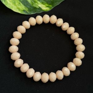 Crystal Bracelets, Light Peach