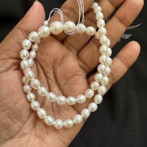 A+ Graduated Fresh Water Pearls (Cream)