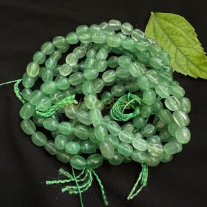 Natural Quartz Beads, (Oval), 8x10mm,Light Green