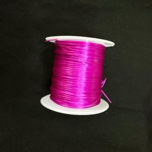 Elastic Cords (For Bracelet Making), Approx 10 Meters ,Rani Pink