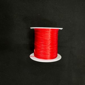 Elastic Cords (For Bracelet Making), Approx 10 Meters , Red