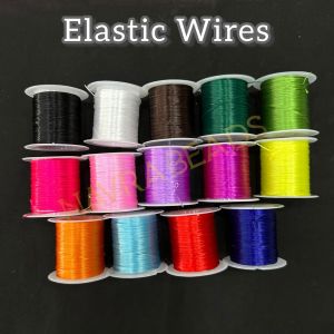 Elastic Cords (For Bracelet Making), Approx 10 Meters , Assorted Pack of 13