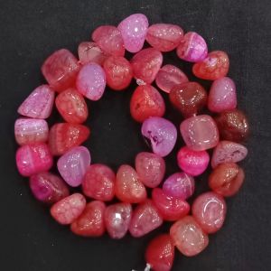 Agate Nuggets, 10mm Approx, Pink