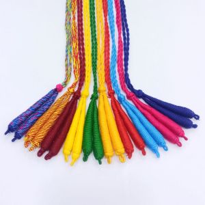 Cotton Cord (Dori), Assorted, Twisted, Adjustable, set of 10 ropes