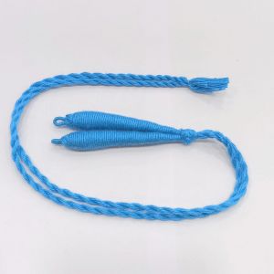 Cotton Cord (Dori), PEACOCK BLUE, Twisted, Adjustable