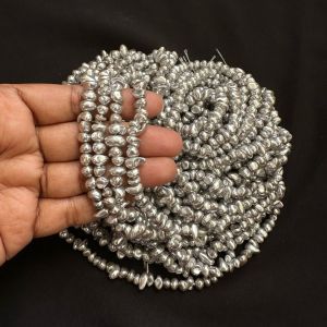 Shell Pearl Nuggets,6 to 7mm,Gray
