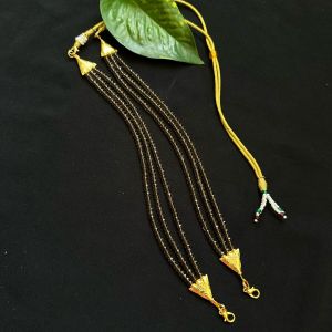 DIY, 3 Layer Agate Chains, Just Attach A Pendant, With Hook & Rope, (Wine)Gold Finish