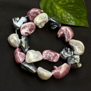 Mother of Pearl nuggets, LARGE SIZE (20-22 mm), (Multicolor)