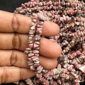 Gemstone Chip Beads, SMALL SIZE (4-6mm),Pink Rhodonite