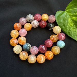 Onyx Stone Beads, 14mm, Round,Multicolor