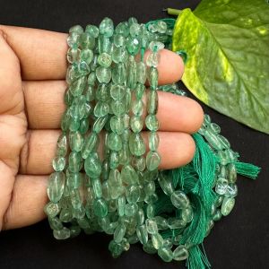 Natural Gemstone Beads, Small Tumbles, 4 to 6mm,Green Aventurine
