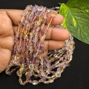 Natural Gemstone Beads, Small Tumbles, 4 to 6mm,Ametrine