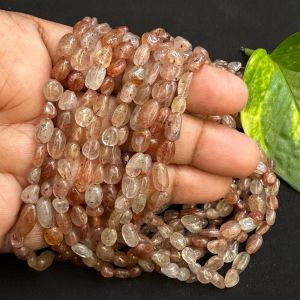 Natural Gemstone Beads, Small Tumbles, 4 to 6mm,Sunstone