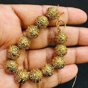 Antique Gold Beads,12 mm,Sold by 1 pcs