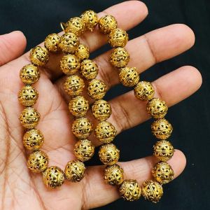 Antique Gold Beads,10mm,Sold by 1 pcs