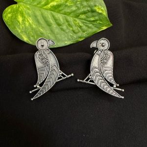 Silver replica Earrings,Parrot Design Earrings