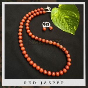 Gemstone Necklace,Red Jasper