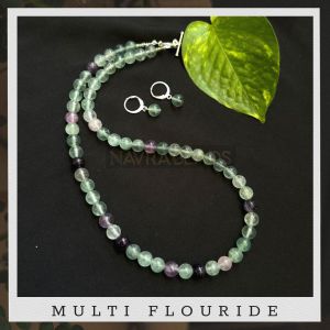 Gemstone Necklace,MultiFlouride
