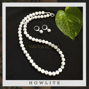 Gemstone Necklace,Howlite