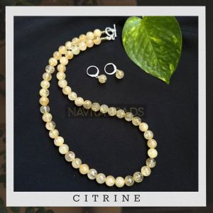 Gemstone Necklace,Citrine