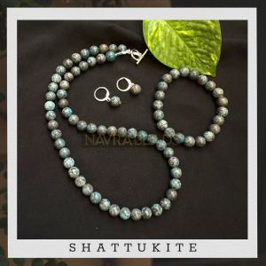 Gemstone Necklace With Bracelet,Shattuckite