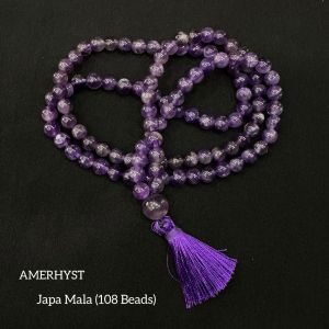 Amethyst Japa mala(108),6mm