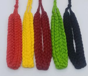 Cotton Dori, (Braided Necklace Cord), Adjustable, Set Of 5 Pcs