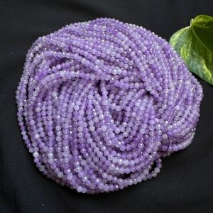 Agate Beads, 4mm, Round,Lavender