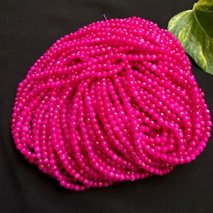 Agate Beads, 4mm, Round,Pink