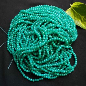 Agate Beads, 4mm,Sea Green