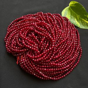 Agate Beads, 4mm,Maroon