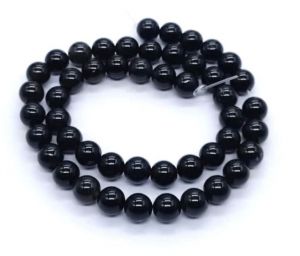 Natural Gemstone Beads, (BLACK ONYX) 8mm
