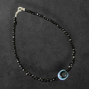 Single Leg Evil eye anklet