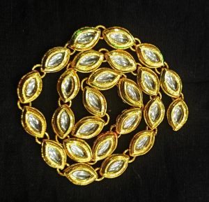 Kundan Stone Beads, 6x10mm, Sold By 1 Pc