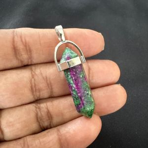 Pencil Pendants ,Ruby josite ,40*8mm