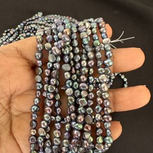 AAA Quality Fresh Water Pearls, Nugget, 4*5mm, Multicolor