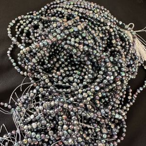 AAA Quality Fresh Water Pearls, Nugget, 4*5mm, Multicolor
